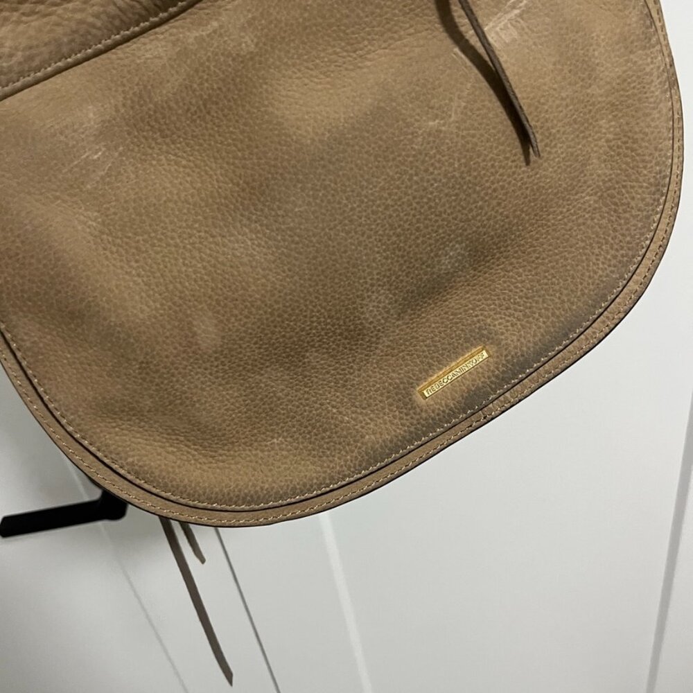 Rebecca Minokff Brown Leather Vanity Saddle Bag - Picture 5 of 8